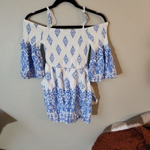 Blue romper